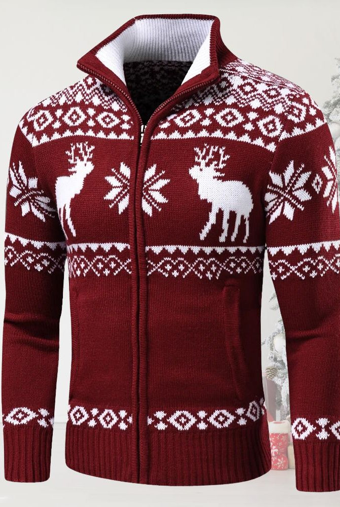 #color_Wine Red Sweater