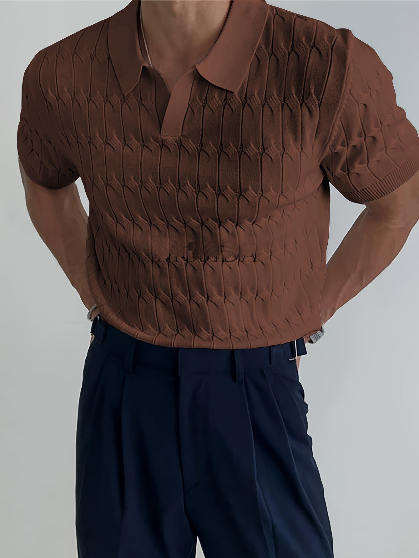 HENLEY™ Classic Knitted Polo Shirt