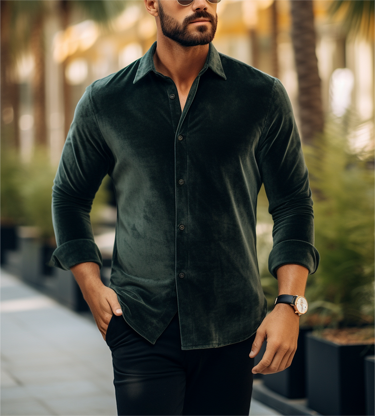 Regal™ Velvet Casual Shirt