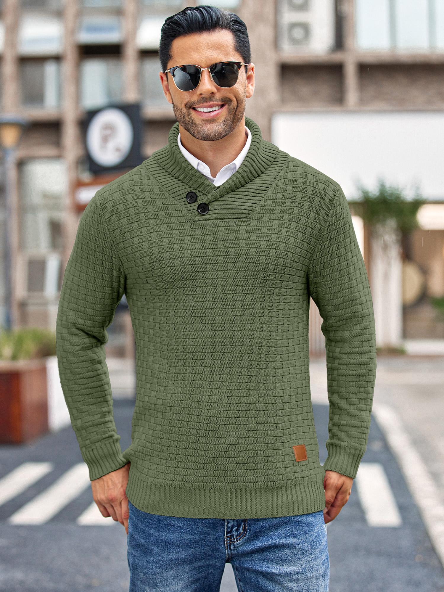MARSTON™ Shawl Collar Knit Pullover