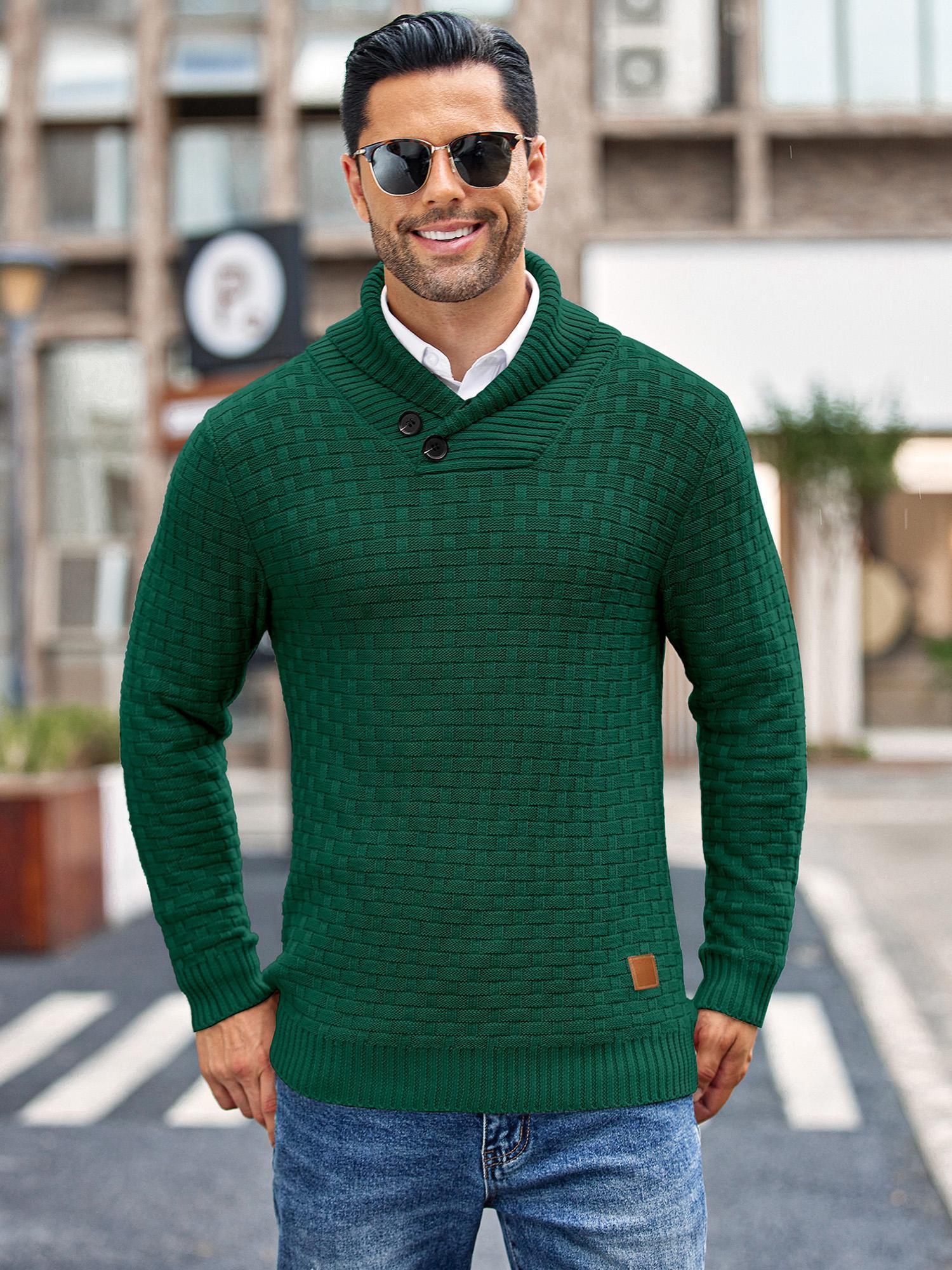 MARSTON™ Shawl Collar Knit Pullover