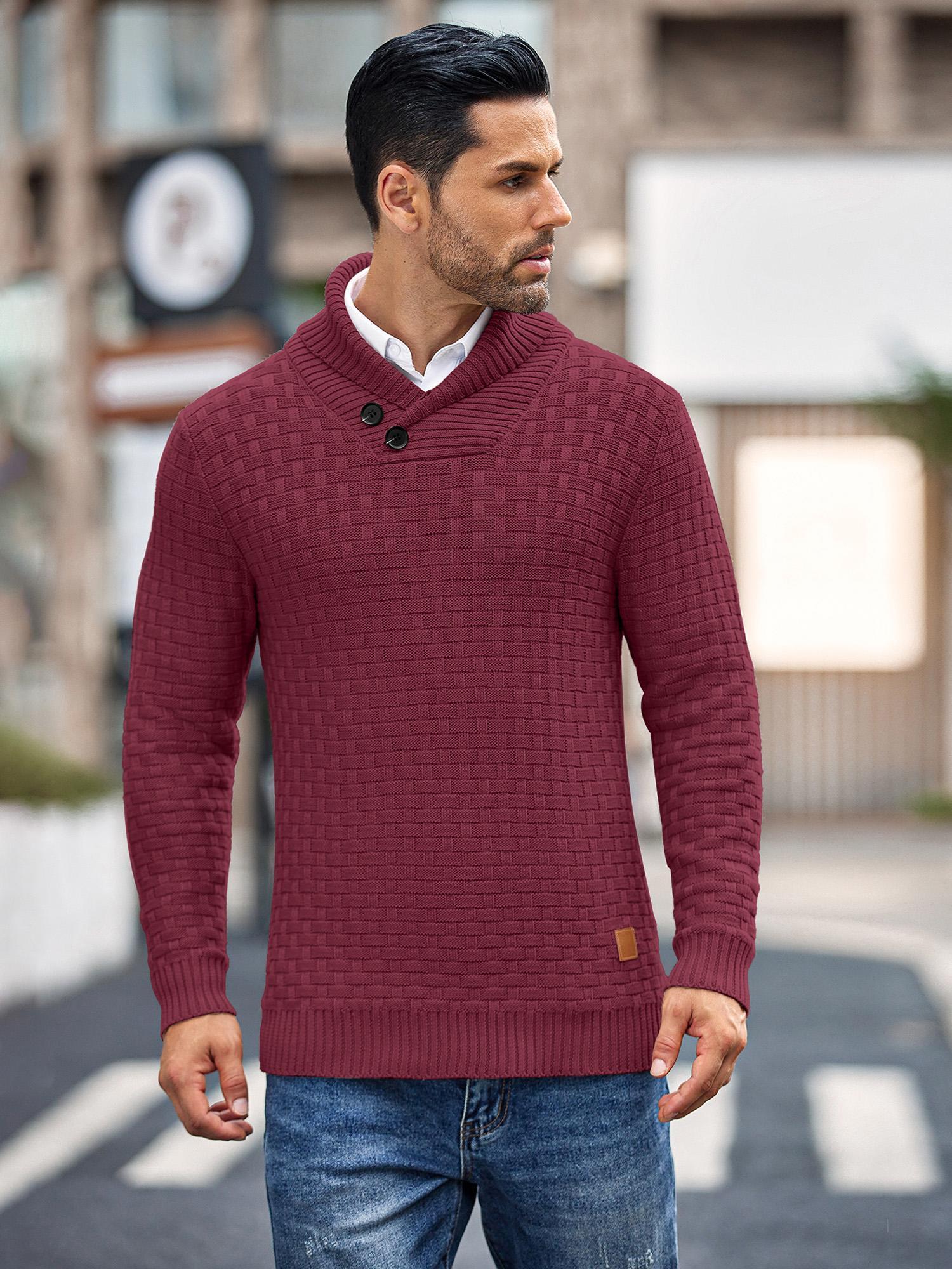 MARSTON™ Shawl Collar Knit Pullover