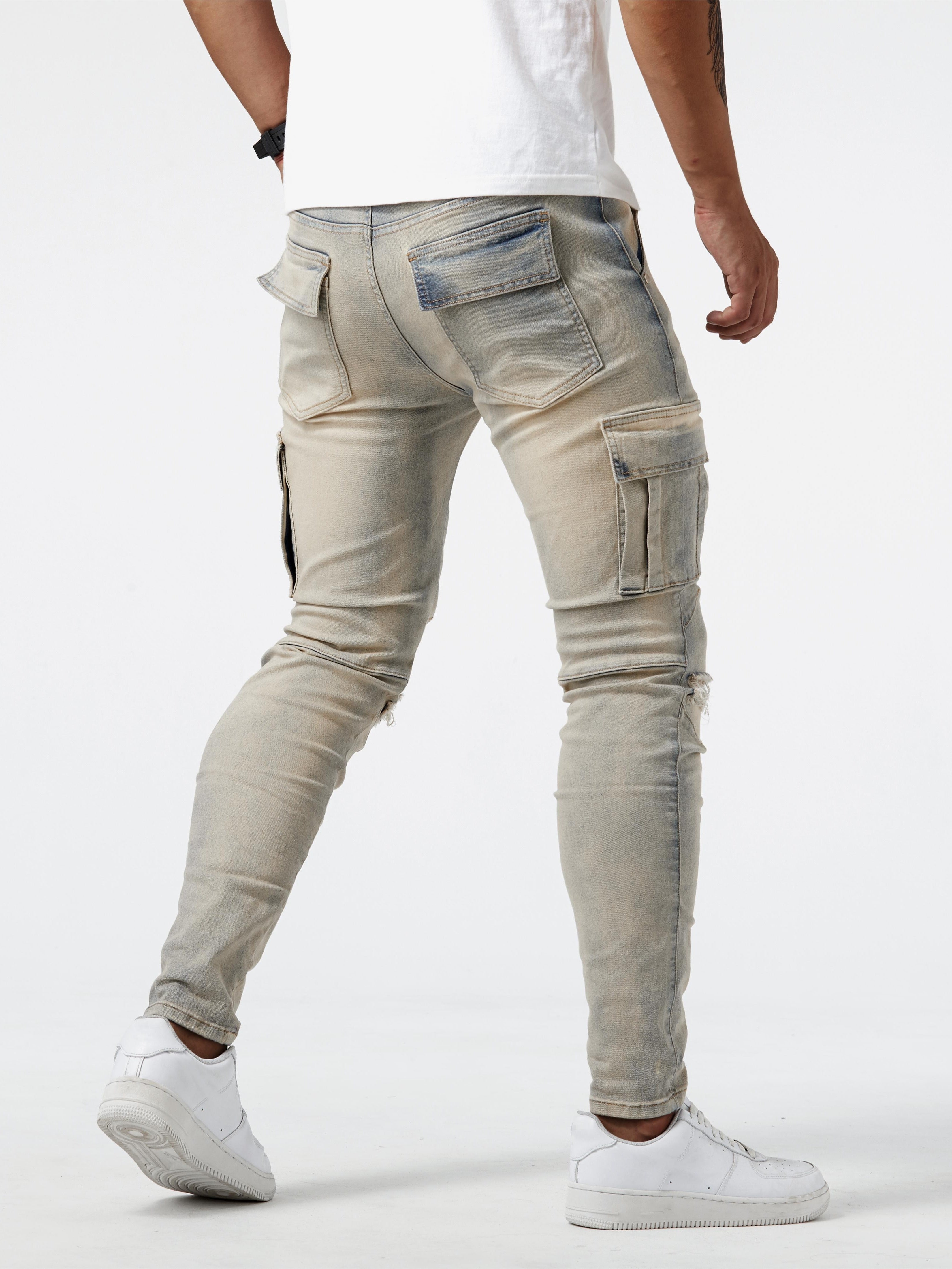 BRYSON™ Slim Fit Cargo Jeans