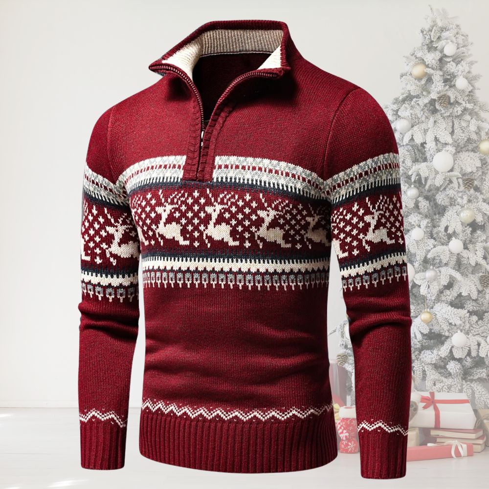 FROST™ Festive Reindeer Knit Cardigan