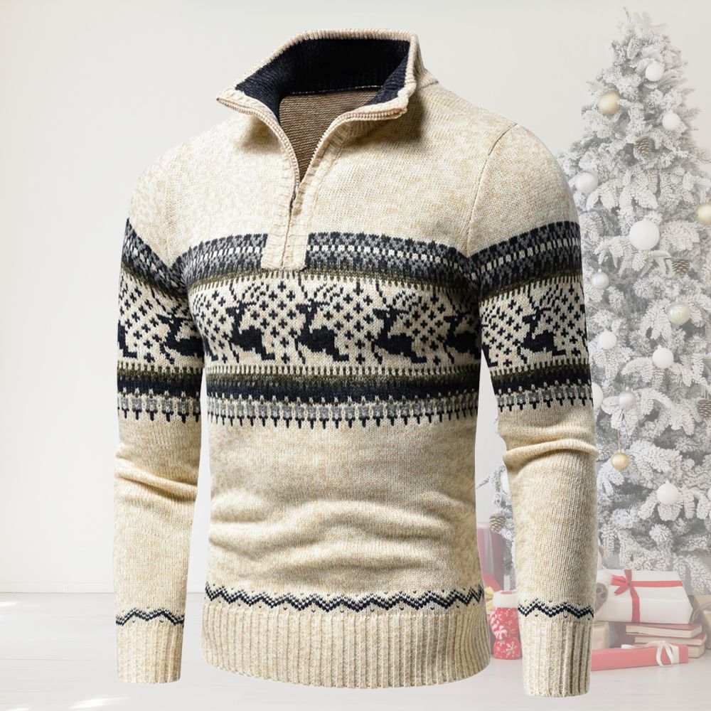 FROST™ Festive Reindeer Knit Cardigan