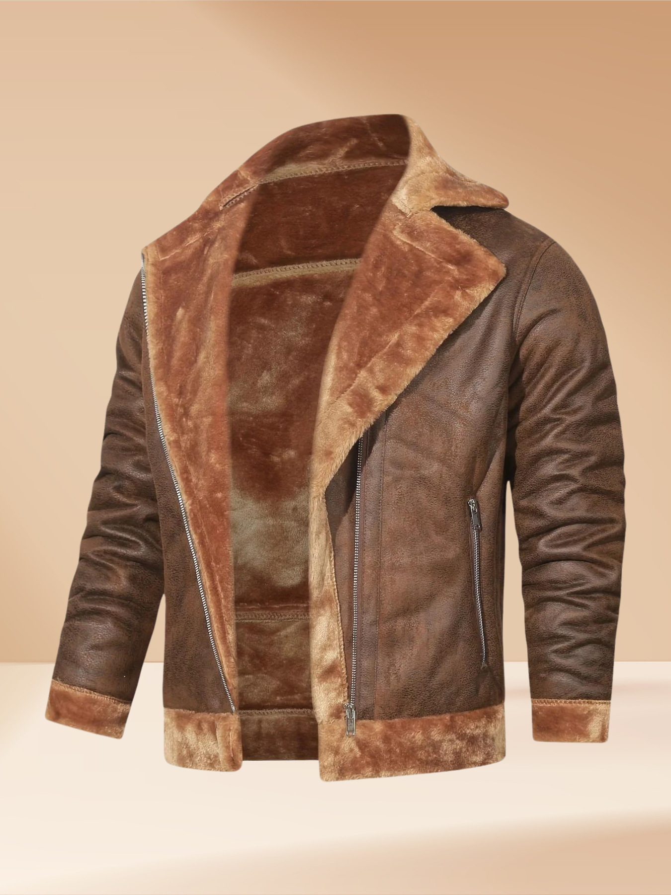 WYATT™ Fur-Lined Suede Jacket