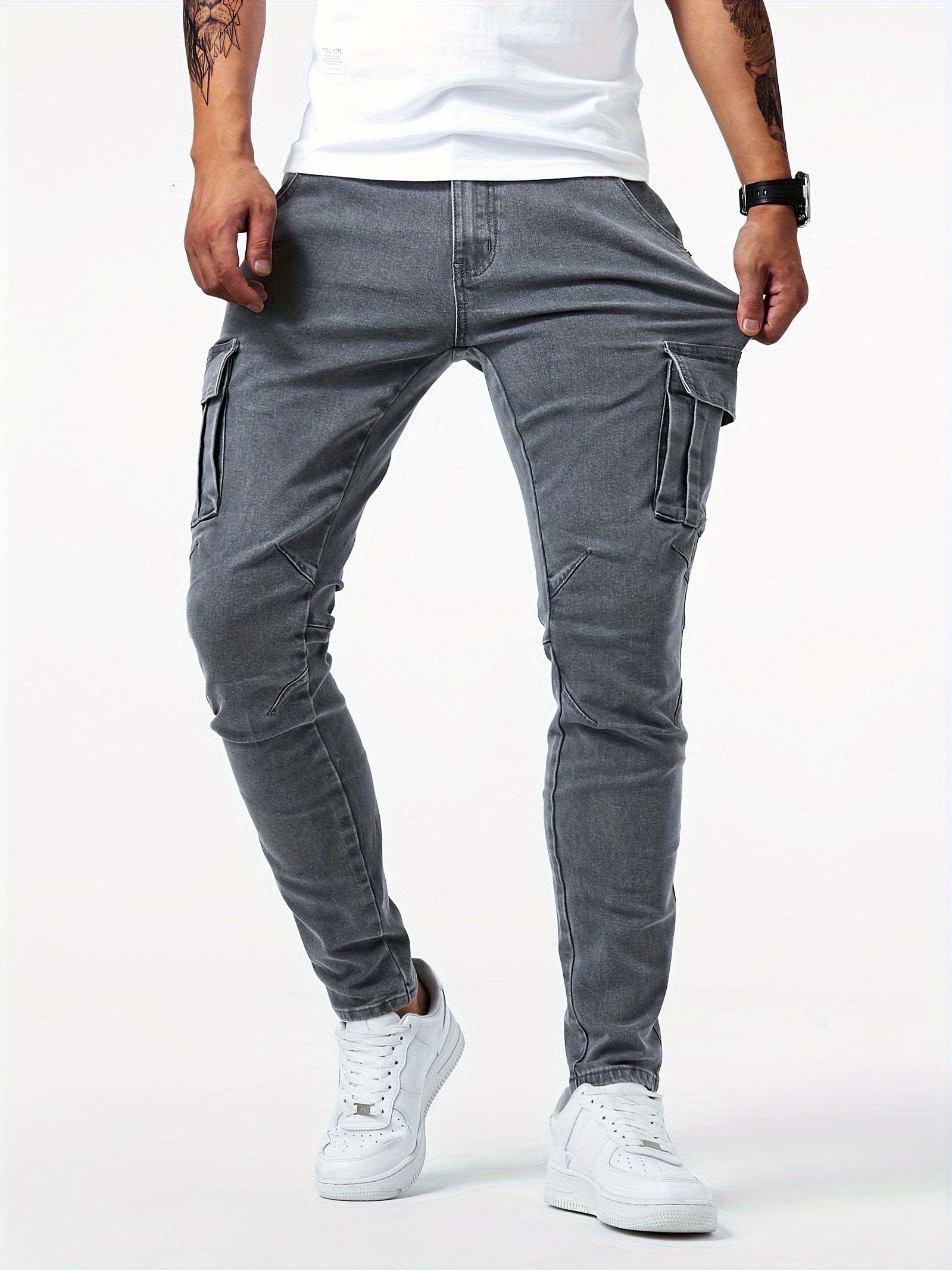 BRYSON™ Slim Fit Cargo Jeans