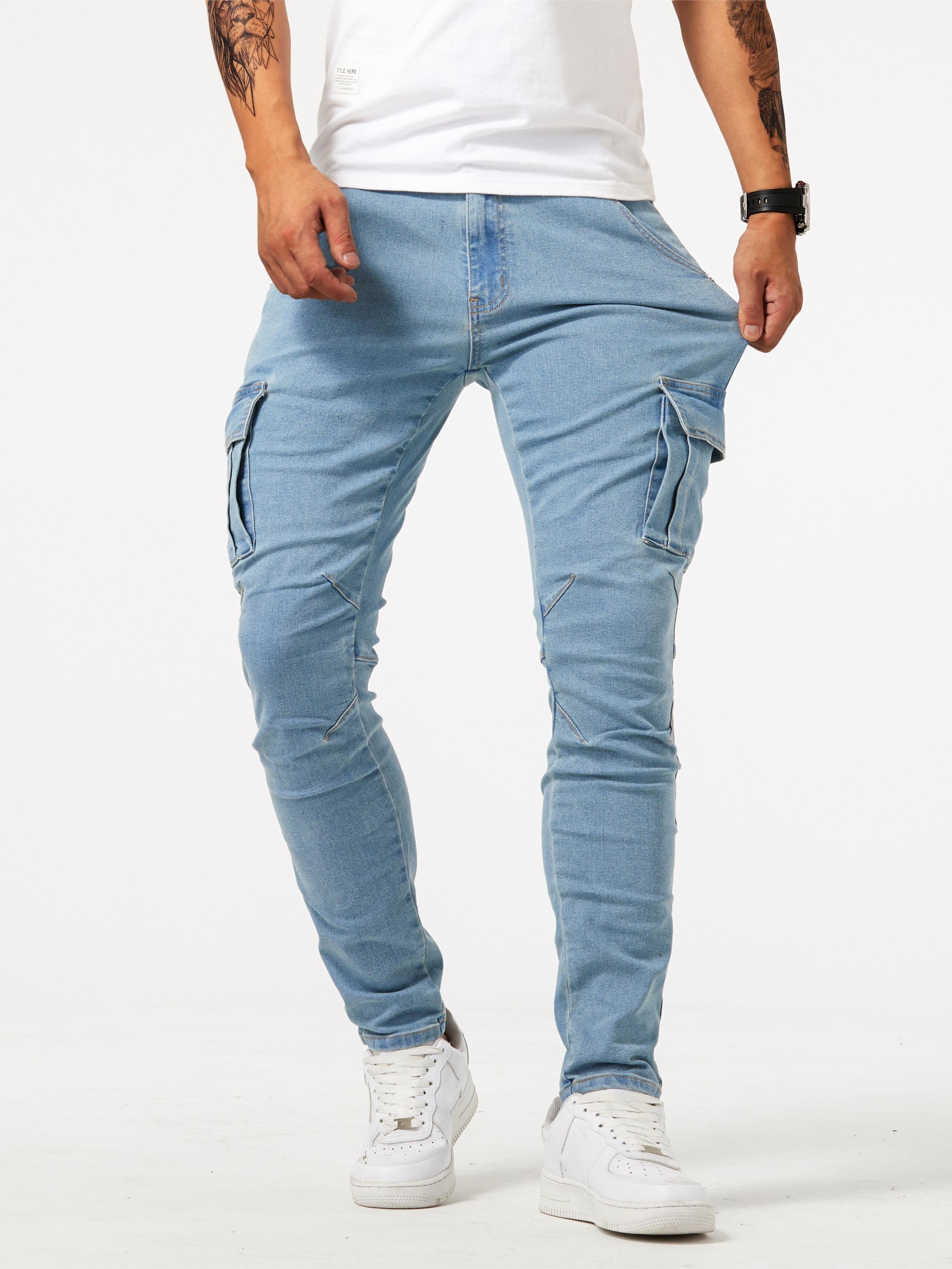 BRYSON™ Slim Fit Cargo Jeans