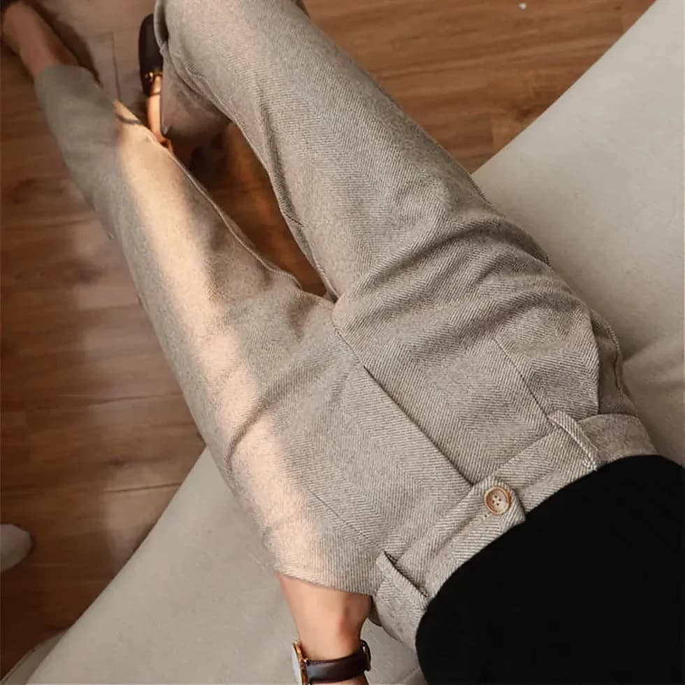 LUXE COMFORT™ WOOL MIX TROUSERS