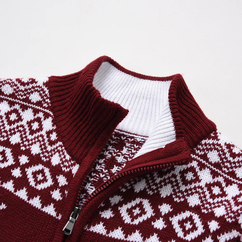 FROST™ Festive Reindeer Knit Cardigan