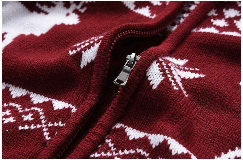 FROST™ Festive Reindeer Knit Cardigan