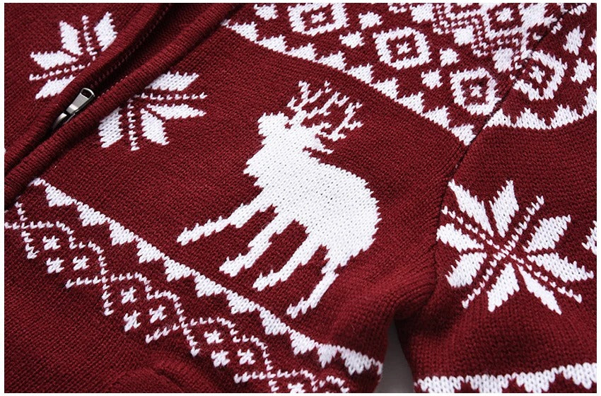 FROST™ Festive Reindeer Knit Cardigan